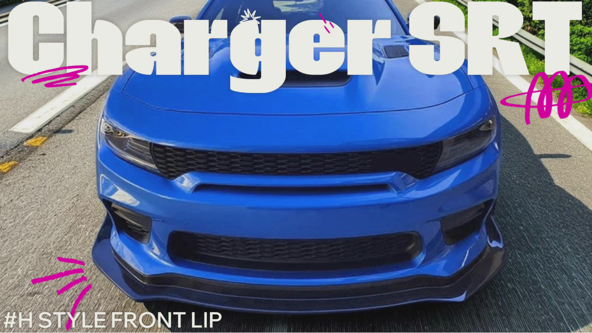 H Style Front Splitter Kit For Dodge Charger SRT 2020-2023 NexaNovo