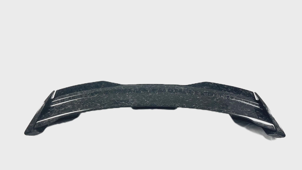 Stylish Rear Trunk Lip Spoiler in Forged Carbon Fiber for GT Coupe 2-Door Mustang by NexaNovo.
