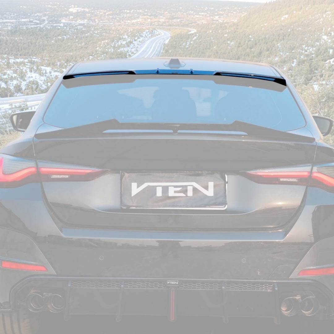 Fits BMW G22 4 Series G82 M4 VTEN Rear Roof Top Lip Spoiler Wing 2021-2025 NaxaNovo