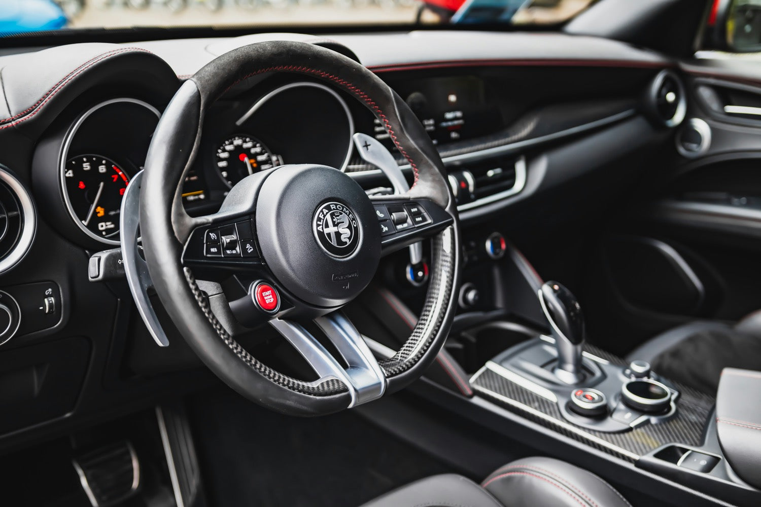 Steering wheel interior