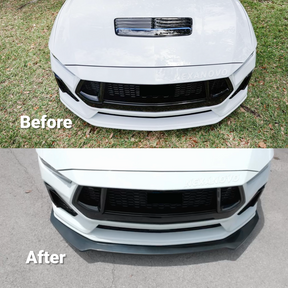 2024 S650 Ford Mustang PU Front Spoiler in Car