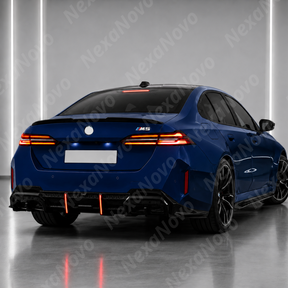 Angle view highlighting the aerodynamic endplate design of the VTEN wing by NexaNovo