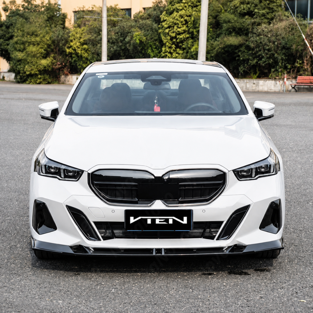 Direct front-facing view showcasing the low-slung aerodynamic stance of the NexaNovo VTEN lip on the G60