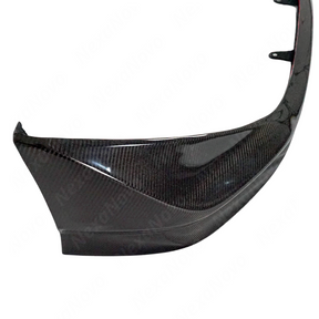 NexaNovo sleek carbon fiber front bumper splitter for 2005 Honda S2000 AP2.
