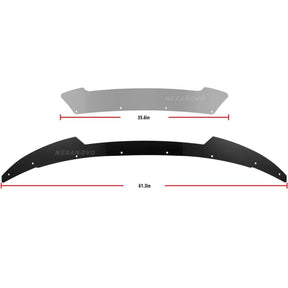2015 Dodge Charger Rear Wickerbill Spoiler with Decklid Flap and Rear Wing Spoiler NexaNovo
