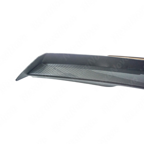 Sleek profile of a C7 Corvette with a print carbon fiber spoiler

