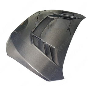 NexaNovo 2017 VA WRX carbon fiber reverse scoop hood

