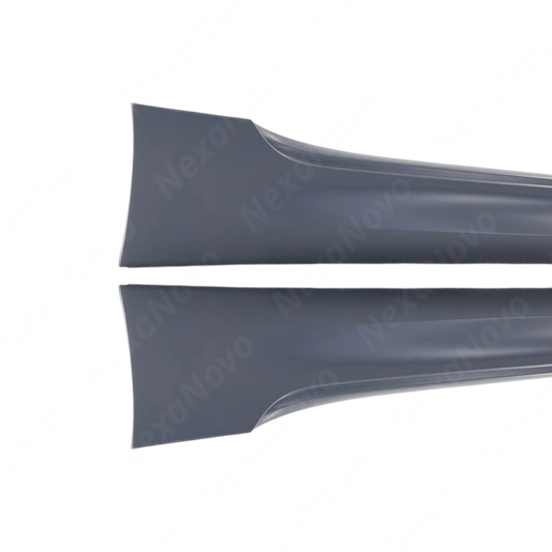 Detailed close-up of the signature aerodynamic indentation line and smooth outer surface finish