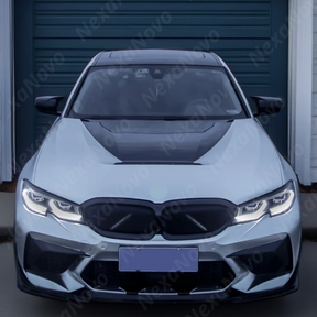 2019 BMW 330i M2-CS carbon fiber front hood upgrade by NexaNovo.