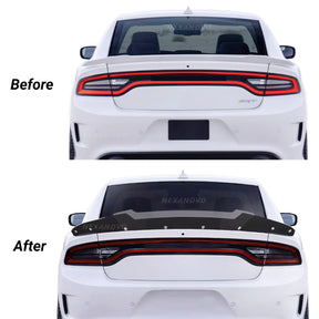 2021 Dodge Charger Rear Wickerbill Spoiler Add-on Decklid Flap and Rear Trunk Lid Spoiler Wing NexaNovo
