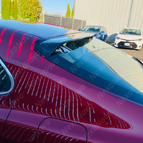 2021 Toyota Camry Black Rear Roof Visor Spoiler for Sleek Look by NexaNovo
