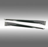 2022 Tesla Model Y Real Carbon Fiber Side Skirt Extensions Body Kit by NexaNovo
