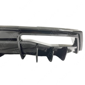 2023 Corvette C8 Gloss Black Rear Diffuser with Shark Fin Design NexaNovo
