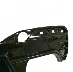 NexaNovo aggressive-fit rear bumper diffuser for 2018 BMW 530i G30.
