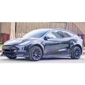 NexaNovo Real Carbon Fiber Side Skirt Splitter Set for 2020 Tesla Model Y
