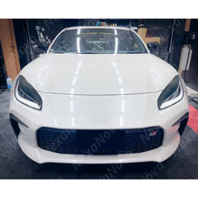Premium Carbon Fiber Headlight Eyelids Set for 2024 Toyota GR86 by NexaNovo
