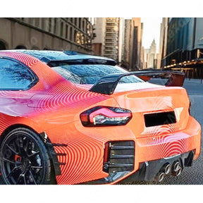 2025 BMW M2 G87 High Kick Rear Trunk Wing in Gloss Black NexaNovo