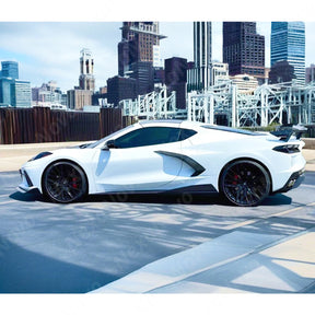 2025 Corvette C8 Gloss Black Side Under Skirt by NexaNovo

