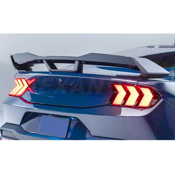 For Ford Mustang GT (2024-2025 Up) Dark Horse Style Gloss Black Rear
