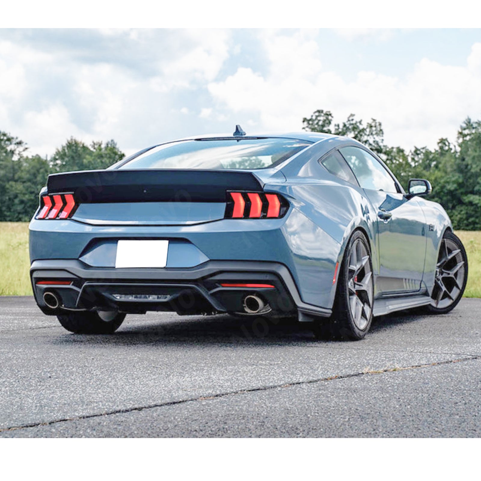 For Ford Mustang S650 (2024-2025) Rear Trunk Lip Spoiler Wing Ducktail ...