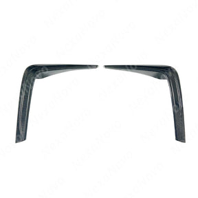 2025 Toyota GR86 Racing TS Style Carbon Fiber Front Garnish and Canards with Plate by NexaNovo
