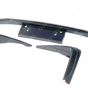 2025 Toyota GR86 Carbon Fiber Racing TS Style Front Bumper Vent Garnish Canards with Plate by NexaNovo
