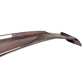 Sleek Red Carbon Fiber Rear Trunk Lip Spoiler Wing for 2023 Honda Civic Type R FL5 by NexaNovo
