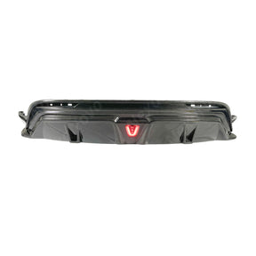 NexaNovo Real Carbon Fiber Rib Fin Rear Diffuser for 2020 Tesla Model Y
