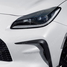 Lightweight Real Carbon Fiber Headlight Eyelids Set for 2022 Toyota GR86 by NexaNovo
