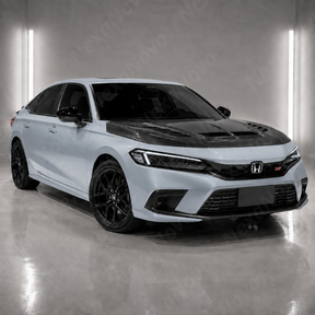 VRS-Style Real Carbon Fiber Vented Hood Bonnet For Honda Civic / Civic Si (FE/FL) 2023-2026