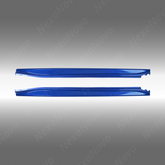 Paint-Matched World Rally Blue (K7X) Rocker Panel Molding Replacement Side Skirts For Subaru WRX (VB) 2022-2026
