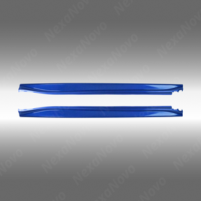 Paint-Matched World Rally Blue (K7X) Rocker Panel Molding Replacement Side Skirts For Subaru WRX (VB) 2022-2026