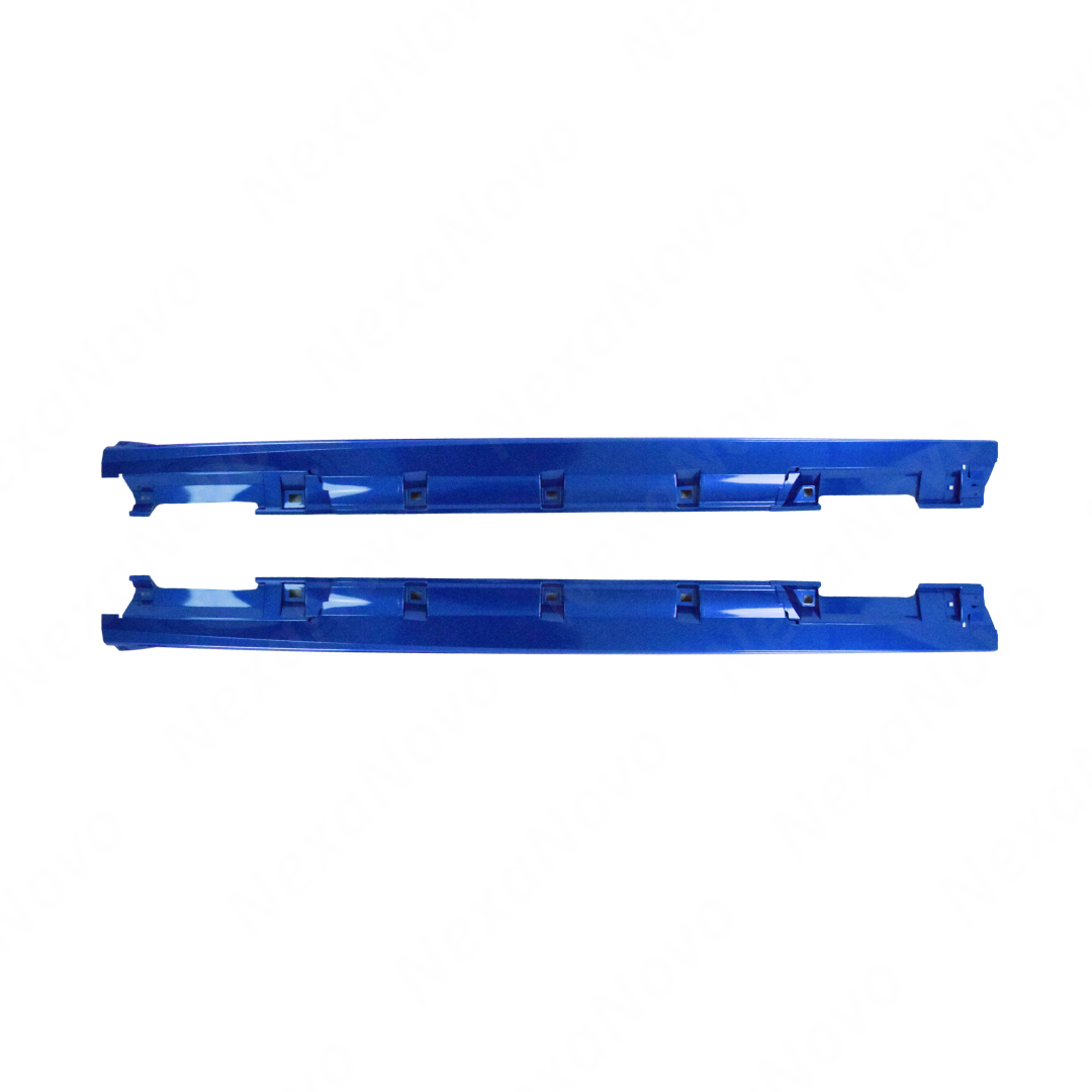 Paint-Matched World Rally Blue (K7X) Rocker Panel Molding Replacement Side Skirts For Subaru WRX (VB) 2022-2026