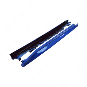 Paint-Matched World Rally Blue (K7X) Rocker Panel Molding Replacement Side Skirts For Subaru WRX (VB) 2022-2026
