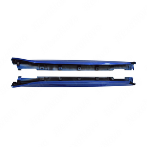 Paint-Matched World Rally Blue (K7X) Rocker Panel Molding Replacement Side Skirts For Subaru WRX (VB) 2022-2026