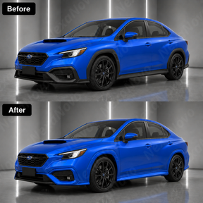 Paint-Matched World Rally Blue (K7X) Rocker Panel Molding Replacement Side Skirts For Subaru WRX (VB) 2022-2026