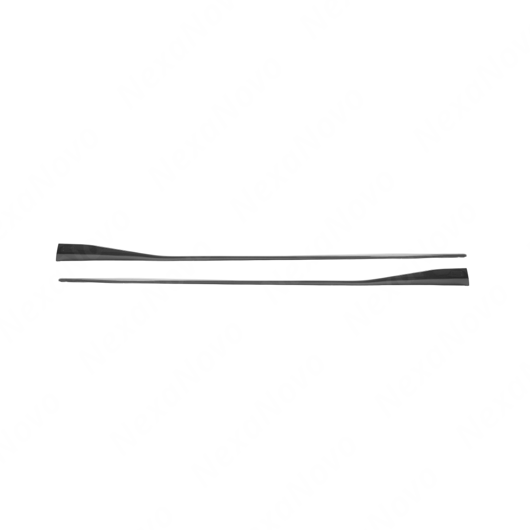 VRS-Style Real Carbon Fiber Side Skirt Extensions For Subaru WRX (VB) 2022-2026