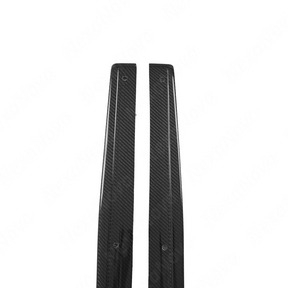 VRS-Style Real Carbon Fiber Side Skirt Extensions For Subaru WRX (VB) 2022-2026