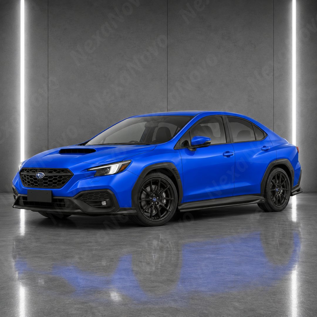 VRS-Style Real Carbon Fiber Side Skirt Extensions For Subaru WRX (VB) 2022-2026