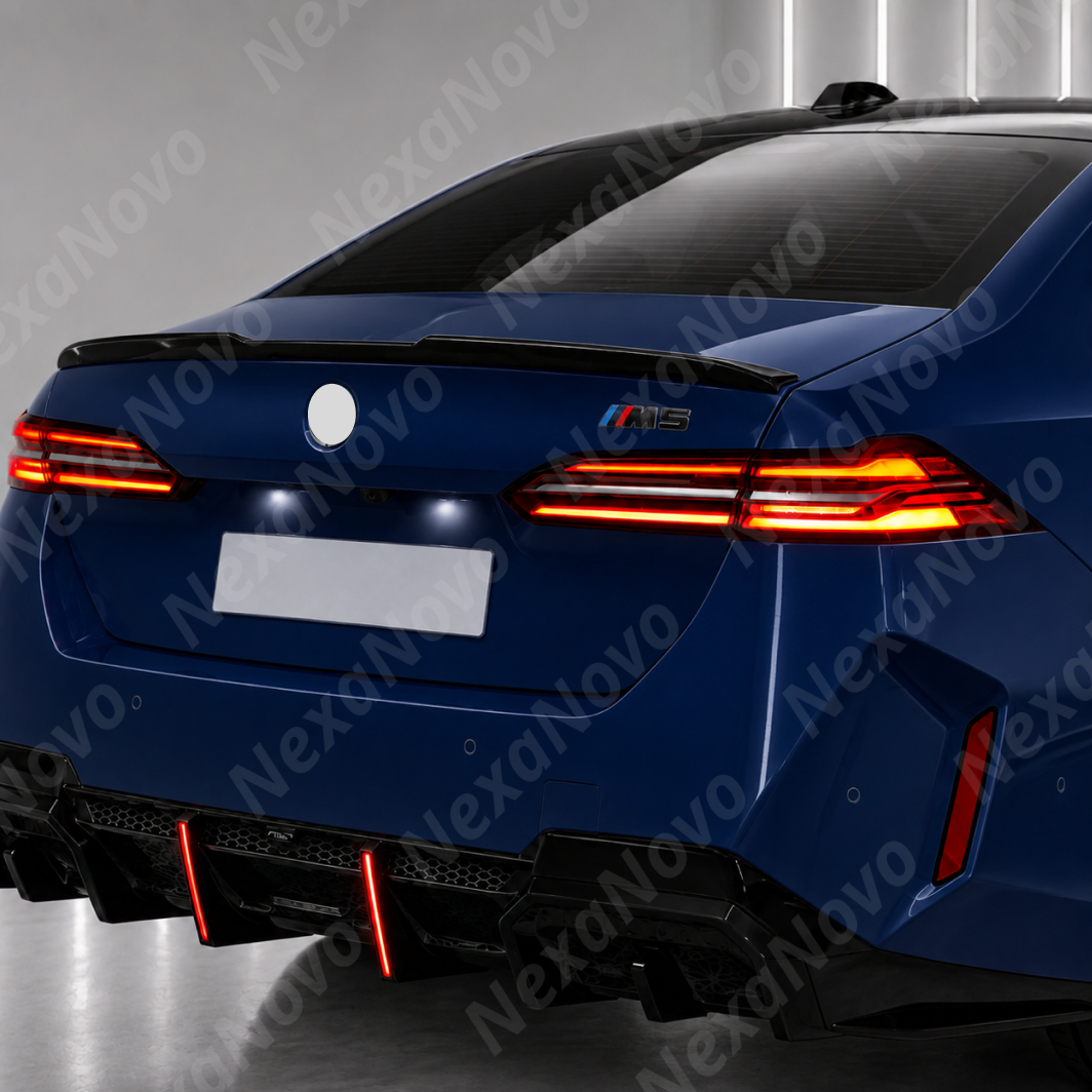 Side profile view showing the dynamic aerodynamic angle and upright stanchion design of the NexaNovo wing