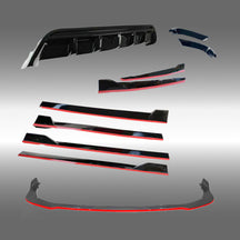 TRD Style Front Lip Rear Diffuser Side Skirts Splitters 4-in-1 Set Fit Toyota Camry (2018-2024) NexaNovo