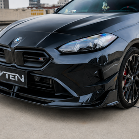Reflective UV-resistant high-gloss top coat on the NexaNovo VTEN canards under direct outdoor light