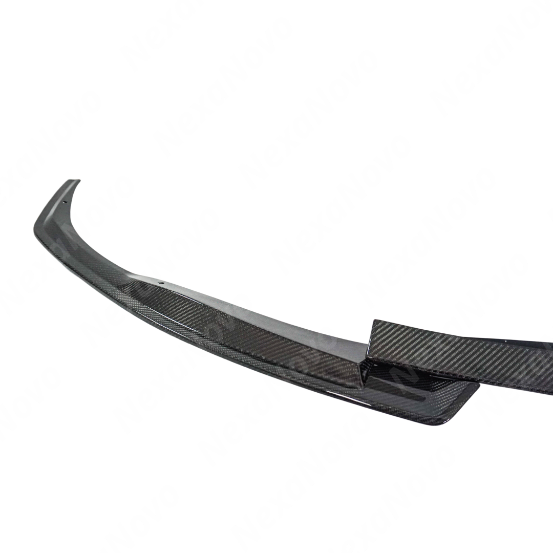 High-gloss NexaNovo carbon fiber front lip for Acura TLX 2021-2025