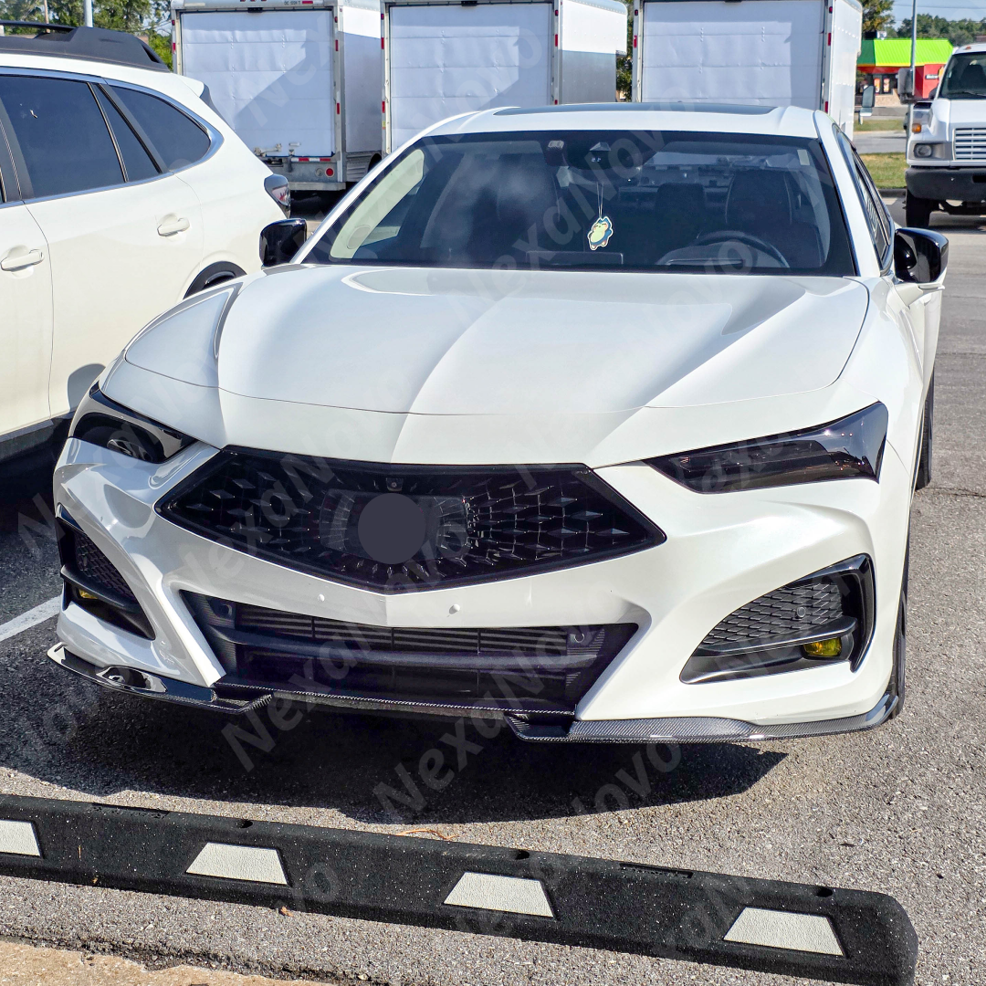 Styling upgrade for a 2025 Acura TLX with NexaNovo front splitter