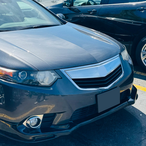 Gloss black front lip spoiler body kit for Acura TSX 2011-2014