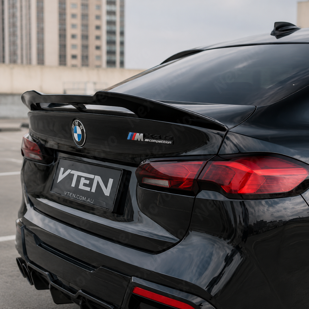 Reflective UV-resistant high-gloss top coat on the NexaNovo VTEN wing under direct sunlight