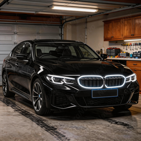 Precision NexaNovo fitment along the updated LCI bumper of a 2025 BMW 3 Series G20