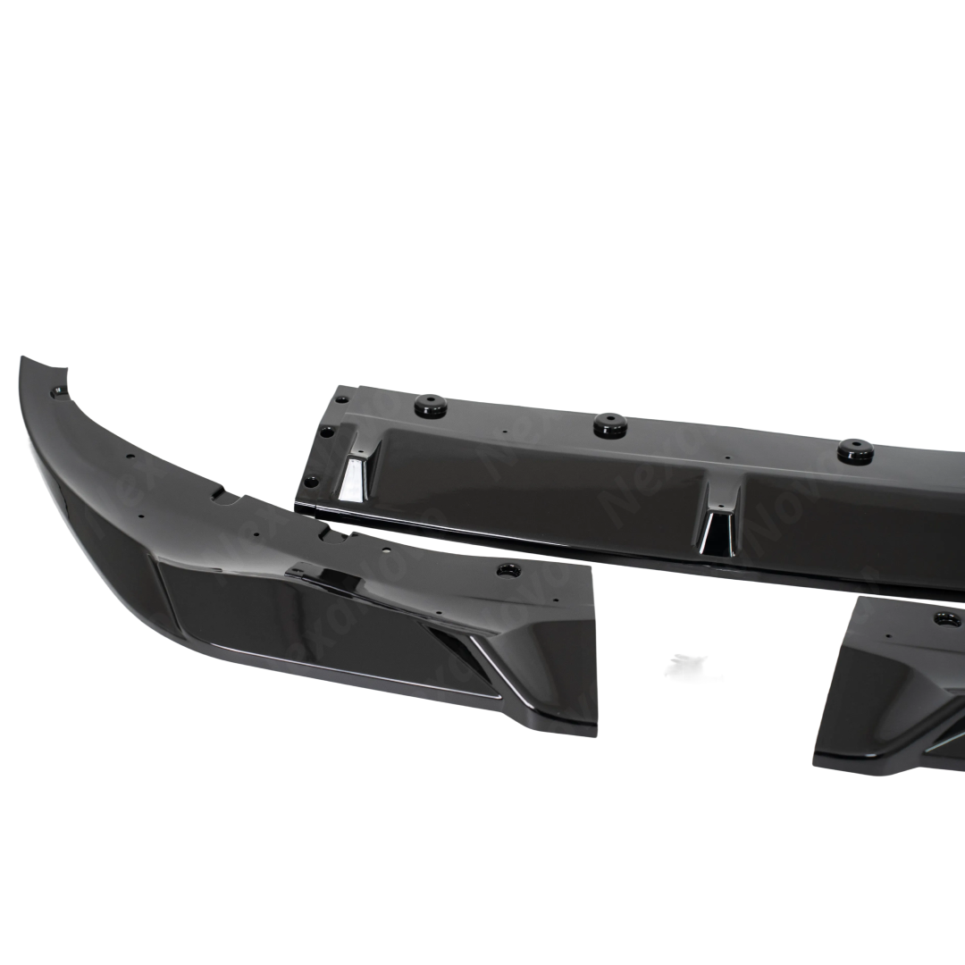 Gloss Black Front Splitter Lip For BMW 7 Series G12 (2020-2022)