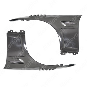 Easy installation of NexaNovo real carbon fiber front fender panel