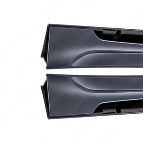 Detailed close-up of the signature M2 aerodynamic indentation line and smooth outer surface finish